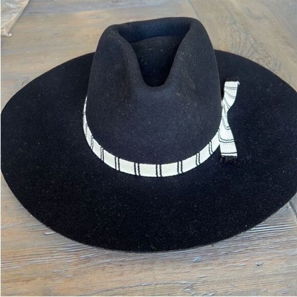 Brixton Leigh Felt Fedora Hat Size M - Picture 2 of 11